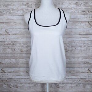 Ralph Lauren Polo Sport Womens Athletic Tank L White 440A